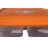 Vianda rectangular 2 divis. MAKE x unid.