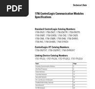 1756-td003 - ControlLogix Communication Modules ...