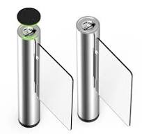 Easco High Efficiency 45persons/Min Custom Stainless Steel Cylindrical  Turnstile for Government Building