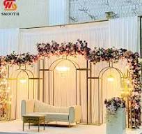Custom-Made Modern Truss Set Elastic Cloth Wedding Stage Props Event  Exhibition Lighting Background Frame Fabric Decoration