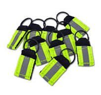 Lightning X Products Hi-Vis Reflective Balistic Nylon Webbing Zipper Pulls  for EMT, Tactical, Safety Bags and Gear 10 Pieces