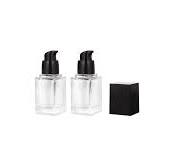 Amazon.com: 2Pcs 15ml/0.5oz Transparent Glass Square Liquid ...