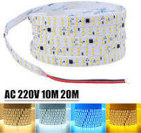 10M 20M/Roll AC 220V 240V LED Strip 240Leds/M 3000K 4000K 6000K Ice  Blue/Yellow Home Decoration Flexible Ribbon Rope Tape Light - AliExpress 39