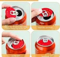 CHENGU 10 Pieces Soda Can Lid Cover, Swivel Can Sealer, Beverage Protect  Cap, Plastic, Random Color (Black, White, Red)