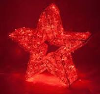 Wintergreen Lighting® LED Five Point Dimensional Star, Red Lights - Yard  Envy