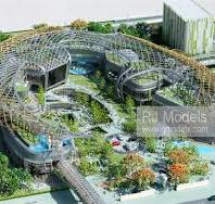 Shopping Mall Model, Building Mall Scale Model Makers