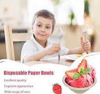 Amazon.com: 100 Pack 8oz Compostable Paper Bowls,Heavy-Duty ...