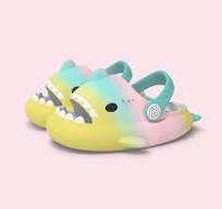 Color Children Shoes Shark Slippers Flip Flops Soft Sole Cartoon Slipper  Boys Girls Bathroom Sandal EVA Non-slip Kid Shoes - AliExpress 1501