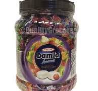 Damla Assorted Soft Candy Center Filled Fruit Chew 850 gram, 29.98 ounce