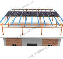 Concrete roof Insulated solar PV system hot sale