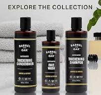 Barrel & Oak Coffee & Citrus Caffeinated Hair Thickening Shampoo for Men,  Strengthening & Hydrating Caffeine Shampoo for Men with Coffee Extract & ...