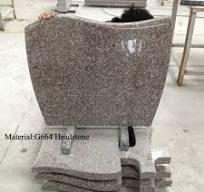 G664 Pink Porrono Granite Cemetery Tombstone Monuments Customized Headstone  Gravestone