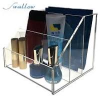 Acrylic Desk Rectangle Organizer, China Acrylic Cosmetics Display Holder
