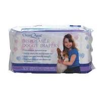 Disposable Doggie Diapers Dog Diaper Absorbant Sanitary - Bulk Packs  Available (xSmall 10 Pack)