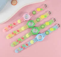 New PVC Color Case Cartoon Children's Quartz Watch Cute ...