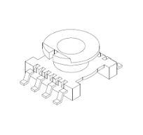 ER11.5 SMD Bobbin, 4+4 Pins - Transformer & Inductor ...