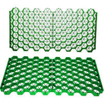 VEVOR 4 PCS Permeable Pavers 1.9 in. Depth Gravel Driveway Grid  Flat-Interlocked Grass Pavers HDPE Green Plastic Shed Base  TDWZCGLSK5CM1TB9IV0
