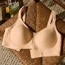 Lingerie retailer ODM wireless jelly glue jacquard bra from www.chuangrongapparel.com