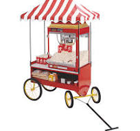 Awning Canopy and Frame (shown with popper and cart not ...