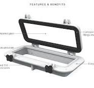 seaflomarinerv - Retangular Shape Portholes with 320mm Window