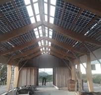 220V Solar Carport Mount System for Household Ground & BiPV Solar Energy  System