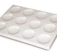 Spot test plate, Number of trays: 12, 119 mm, 85 mm ...