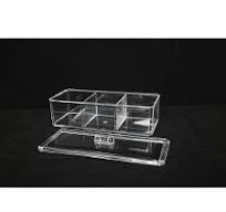 Acrylic Makeup Organizer Dust Proof Clear Makeup Box With ...