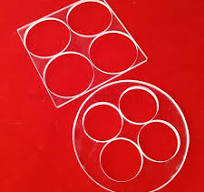 92% Transparent Quartz Glass UV Fused Silica Plate with ...