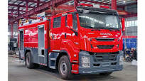 Original ISUZU GIGA Fire fighting truck with 8CBM water tank