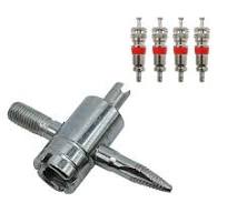 Tru-Flate Tire Valve Tool with Valve Cores - TRFL41069