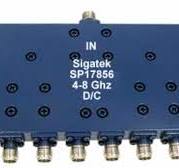 Wideband stripline Power divider combiner 8 way SMA 2-18 Ghz