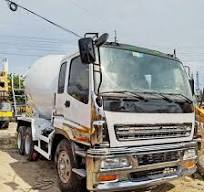Used 8 Cbm Isuzu Self Loading Concrete Mixer Truck