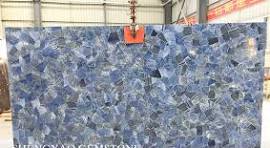 blue semi-precious stone slab on sale,customized Blue ...