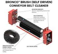 Bronco™ Brush (Self-Driven) Conveyor Belt Cleaner - ASGCO