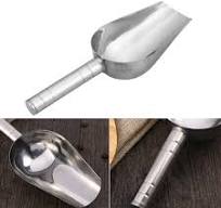 Scoops Stainless Steel Shovel for Pet Food Dry Good Candies Popcorn Spices  Flour