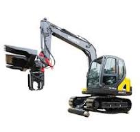 Railway Excavator Track Maintenance Machine Sleeper Changer