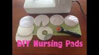 DIY Nursing Pads; Washable, Waterproof Breast Pads
