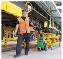 Did you know that a person can move up to 6 tons with an electric tugger?,  @movexxinternational electric tuggers are designed to make internal  material handling easier and more ergonomic and are used ...