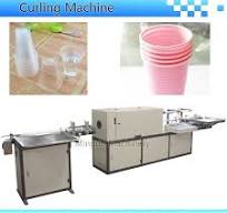 Automatic Plastic Cup Lip Curling Machine