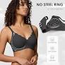 Lingerie retailer ODM wireless jelly glue jacquard bra from shop.tiktok.com