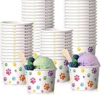 Amazon.com: Patelai 200 Count 8 oz Paw Print Ice Cream Cups ...
