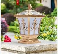 LED Solar Pillar Light Remote Control Retro Lantern Waterproof Outdoor  Porch Column Lamp Night Light Garden Fence Decoration - AliExpress 39