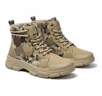 Military canvas shoe