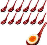 JapanBargain 2384, 12-Pack Melamine Soup Spoons for Pho Ramen Wonton Soba  Rice Noodles, 5-Inch Asian Utensils, Heat Resistant, Dishwasher Safe, Break  ...