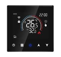 Shop Online Black Color Room Thermostat WiFi Control, Energy ...