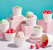 Stockroom Plus Ice Cream Cups - 8 Oz, White, 200-Pack, Classic - Disposable  Snack Cups for Ice Cream Sundae Bar Supplies - Disposable Dessert Bowls