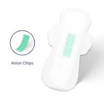 Ultra Dry Sanitary Pads/Sanitary Napkins with Anion Chip