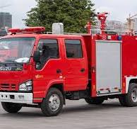 500 Gallons ISUZU Fire Engine Small Fire Truck with Double ...