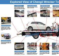 ISUZU 700P/NPR 5 ton flat bed tow truck car rescue wrecker trucks