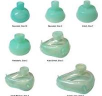 Silicone Face Mask for Anesthesia and Resuscitator ...